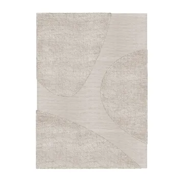 Punja plasma wool carpet 300x400 cm - Sand melange - Layered