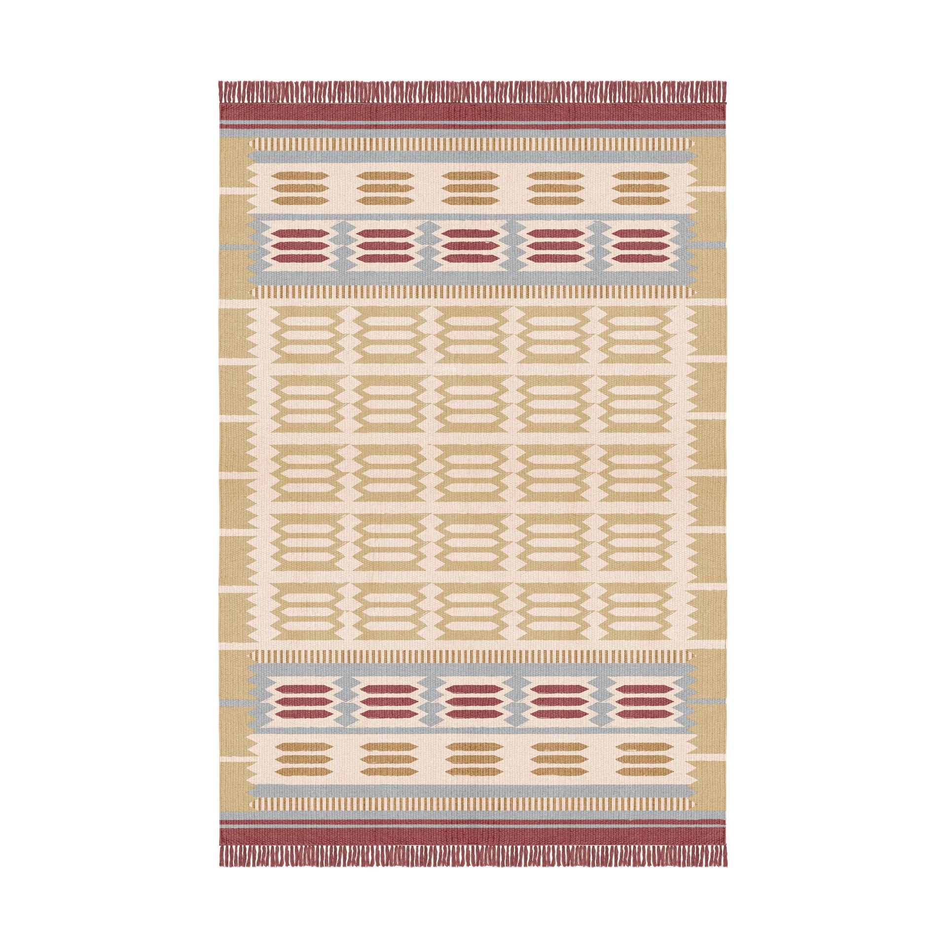 Röllakan Hilma wool carpet, Meadow, 140x200 cm Layered