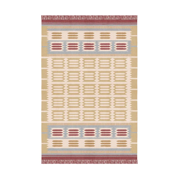 Röllakan Hilma wool carpet - Meadow, 140x200 cm - Layered