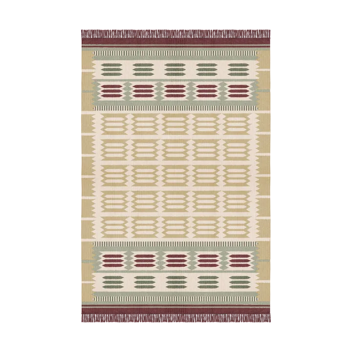 Röllakan Hilma wool carpet - Primrose, 140x200 cm - Layered