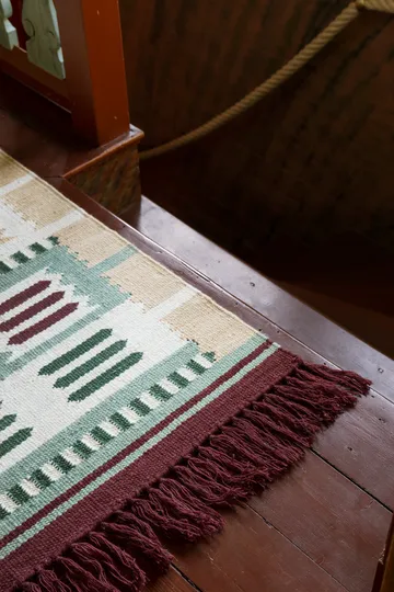 Röllakan Hilma wool carpet - Primrose, 140x200 cm - Layered