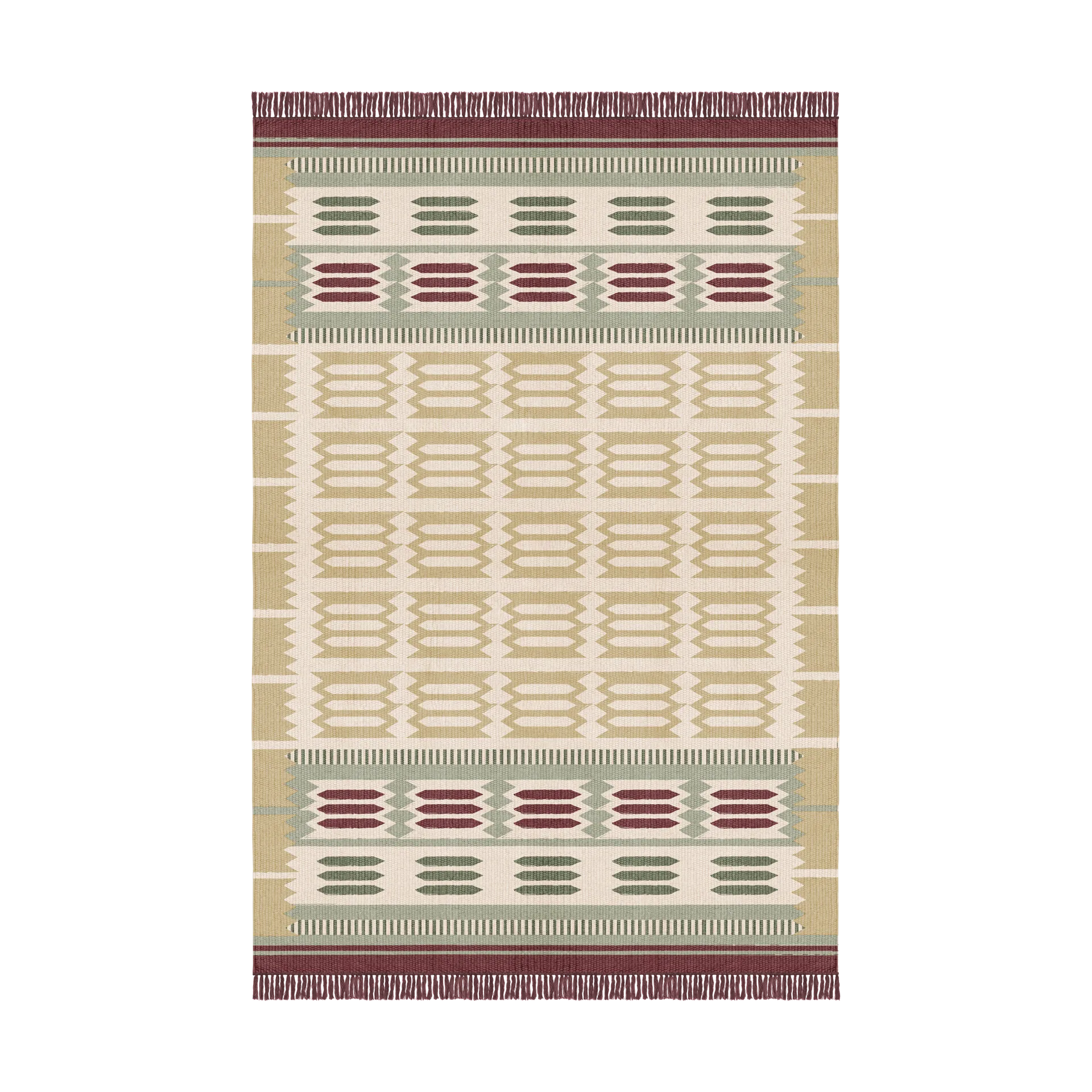Röllakan Hilma wool carpet, Primrose, 200x300 cm Layered