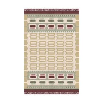 Röllakan Hilma wool carpet - Primrose, 250x250 cm - Layered