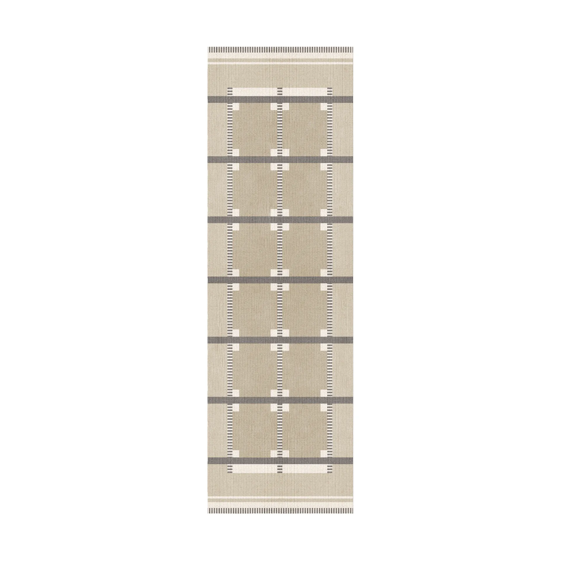 Röllakan Ruth runner, Almond, 75x240 cm Layered