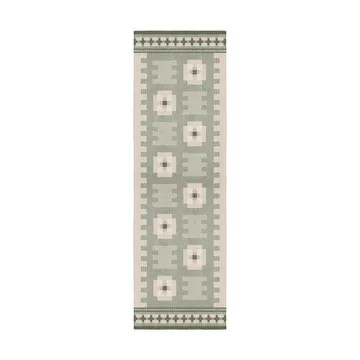 Röllakan Selma wool rug - Sage, 75x240 cm - Layered