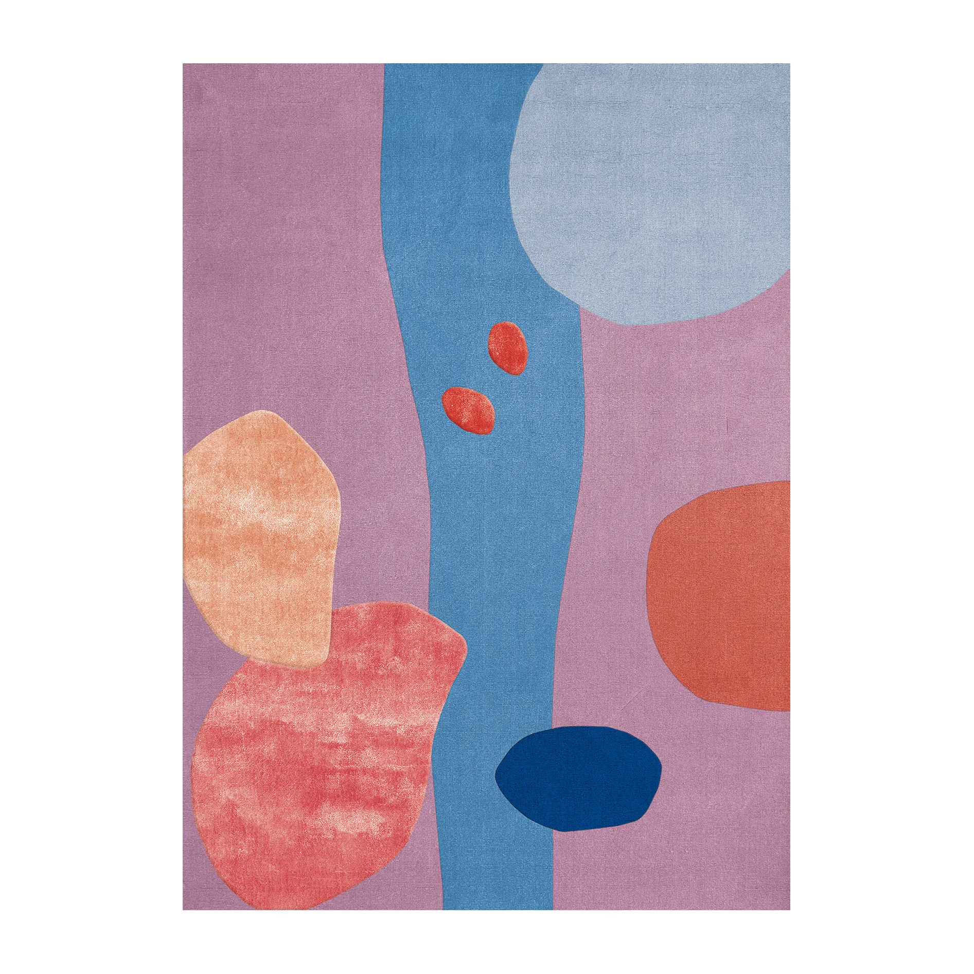 Secret Garden wool carpet, 180x270 cm Layered