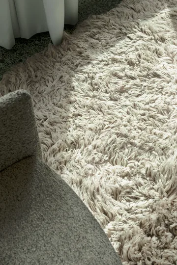 Shaggy rug 180x270 cm - Off White - Layered