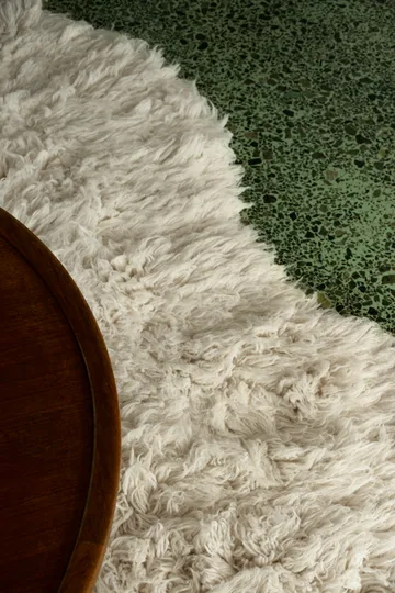 Shaggy rug 200x300 cm - Bone White - Layered