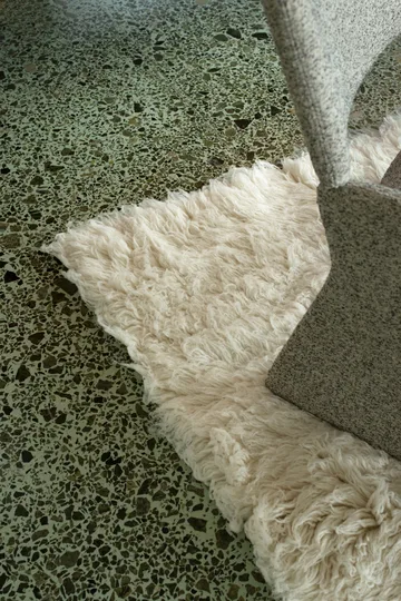 Shaggy rug 200x300 cm - Bone White - Layered