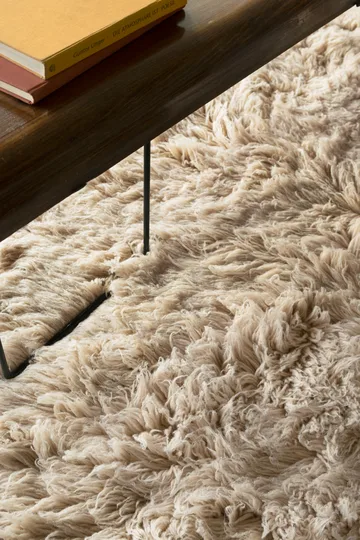 Shaggy rug 200x300 cm - Oatmeal - Layered