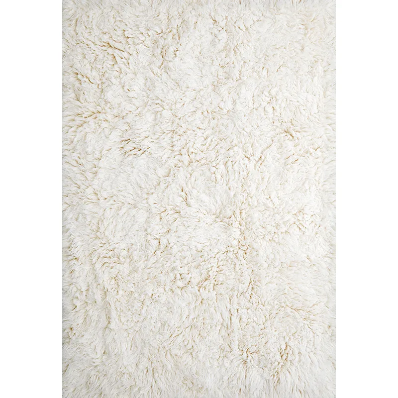 Shaggy rug 250x350 cm, Bone white Layered