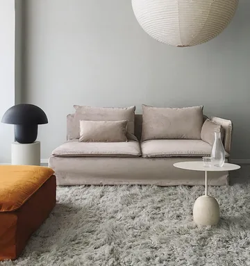 Shaggy rug 250x350 cm - Mocha mix - Layered