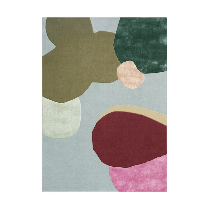 Sleeping Flower wool carpet - 140x200 cm - Layered