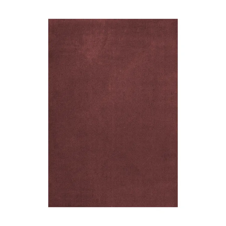 Solid Wool wool rug - Ruby red, 200x300 cm - Layered