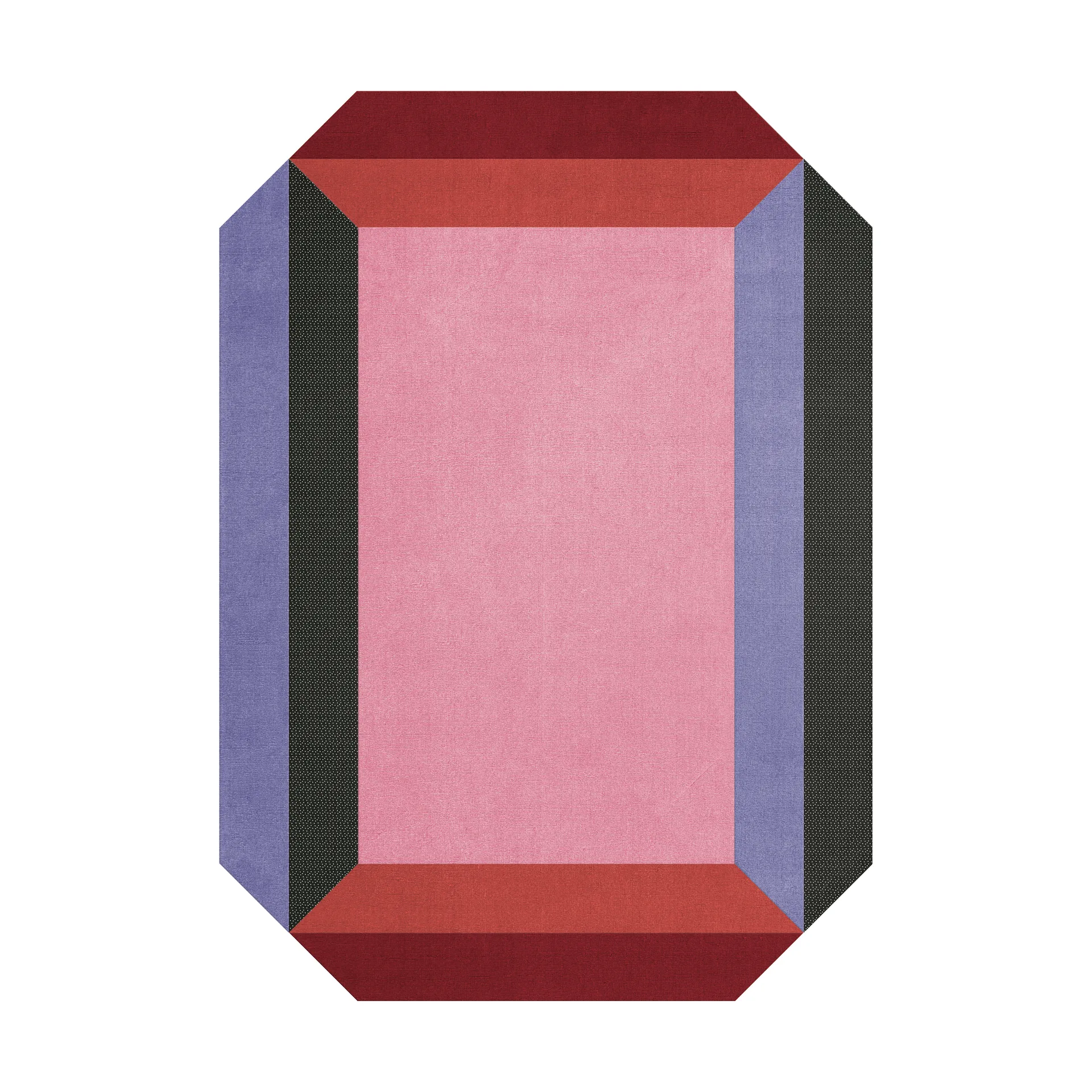 Teklan crystal spectrum wool rug, Multi, 180x270 cm Layered