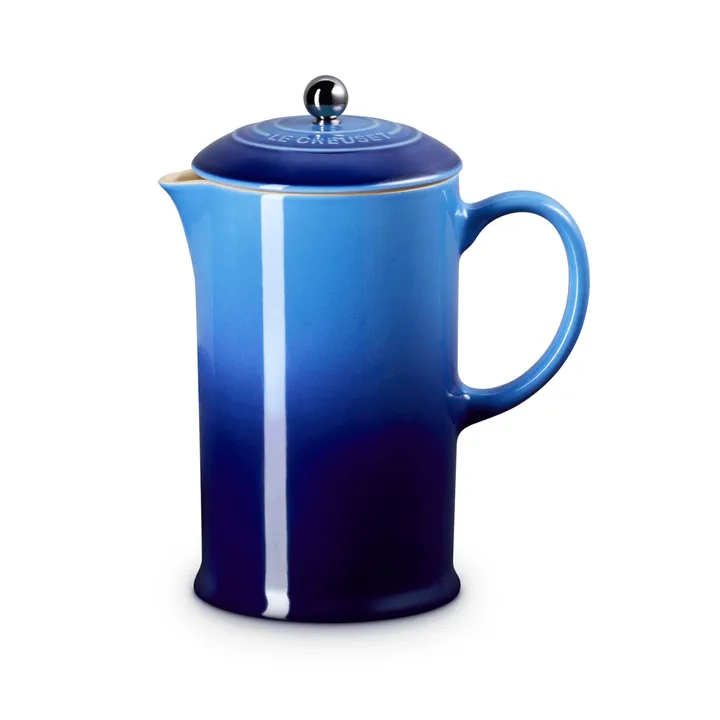 Le Creuset coffee press pot - Azure, 1 L - Le Creuset