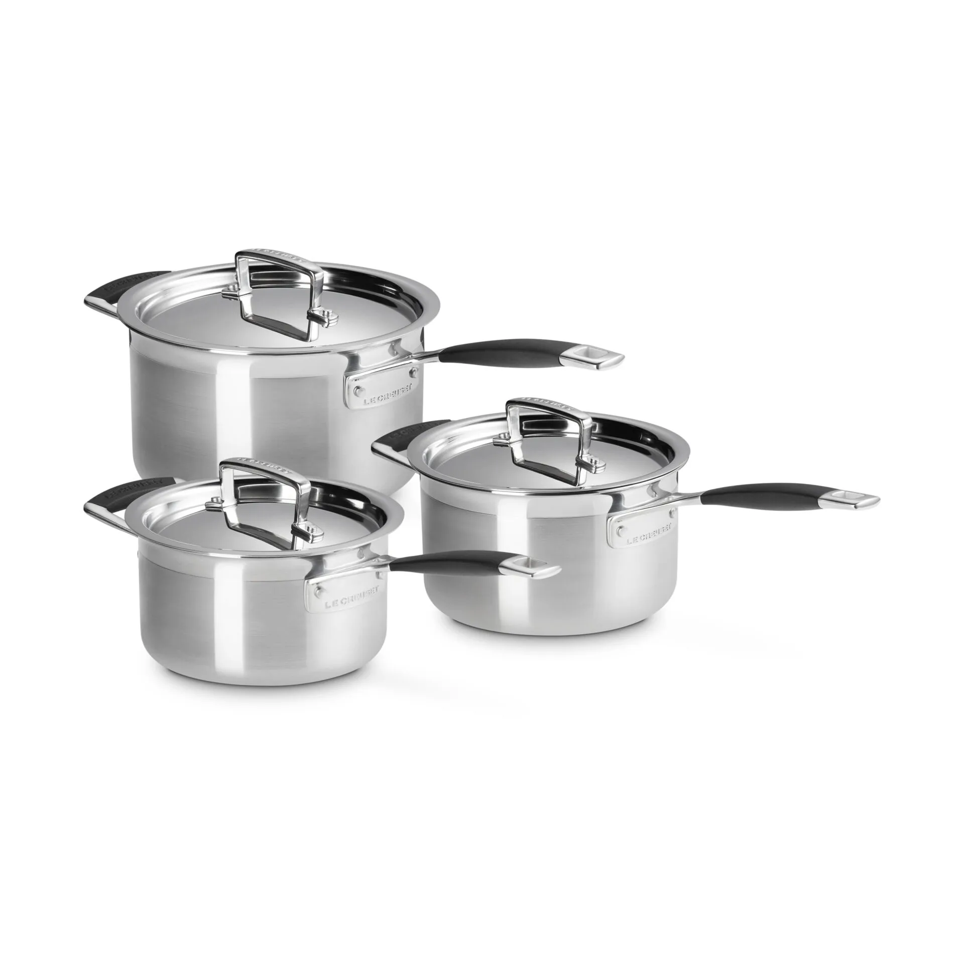Le Creuset cookware set, Stainless steel, 3 pieces Le Creuset