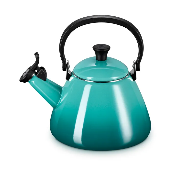 Le Creuset Kone kettle with whistle - Bleu Riviera - Le Creuset