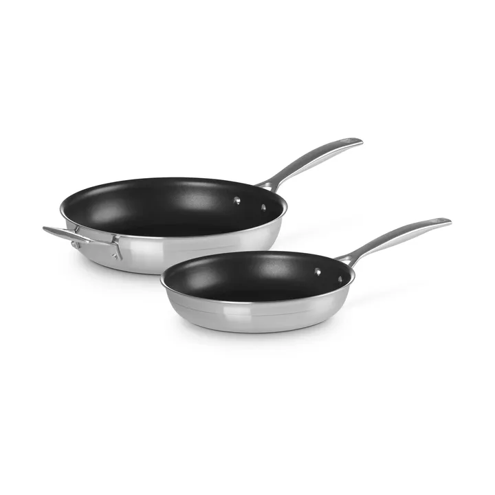 Le Creuset non-stick frying pan set - Stainless steel, 2 pieces - Le Creuset