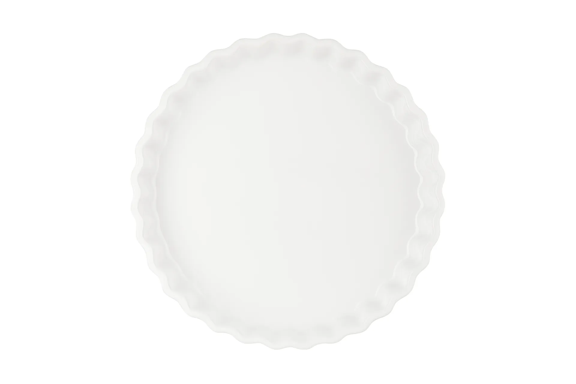 Le Creuset pie dish 28 cm, White Le Creuset