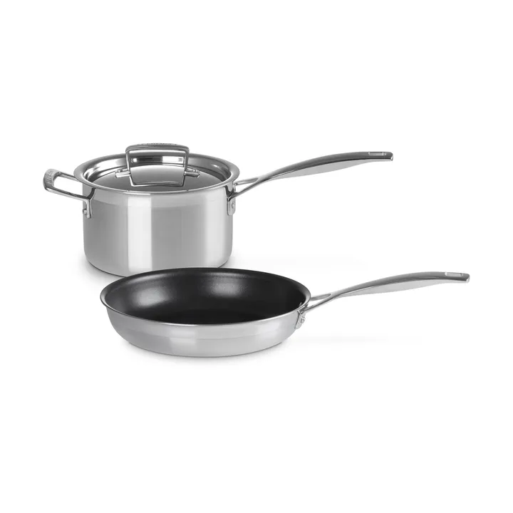 Le Creuset pot and frying pan set - Stainless steel, 2 pieces - Le Creuset