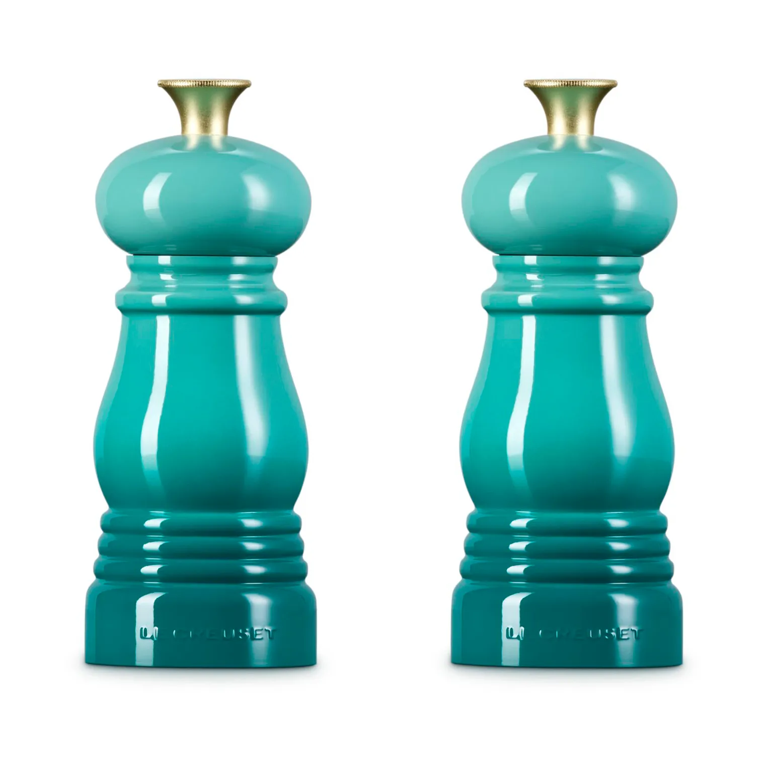 Le Creuset salt- and pepper mill set 11 cm, Bleu Riviera Le Creuset