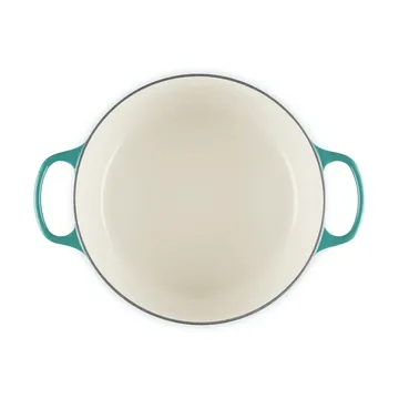 Le Creuset Signature round casserole 6.7 l - Bleu Riviera - Le Creuset