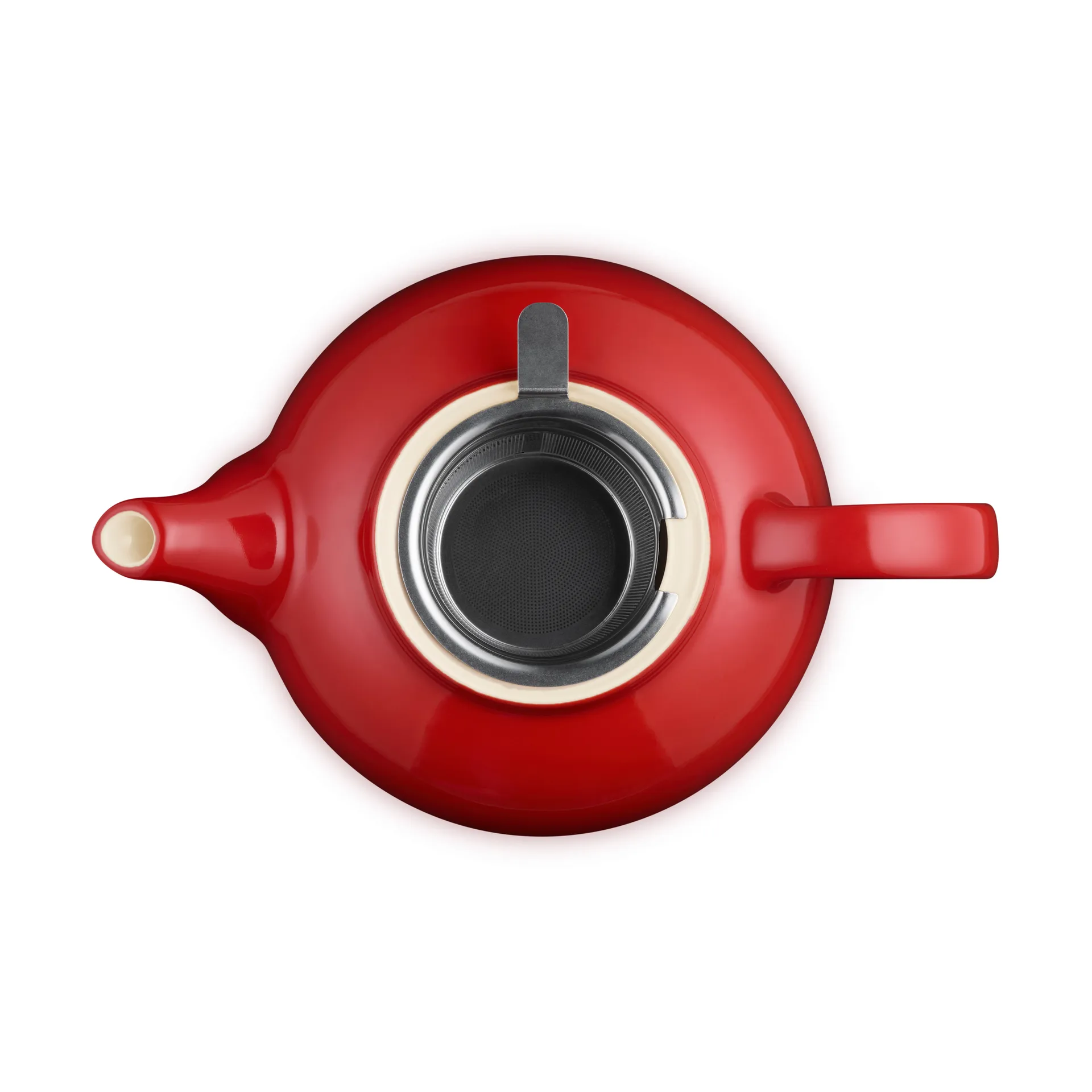 Le Creuset teapot, Cerise, with strainer, 1.3 L Le Creuset