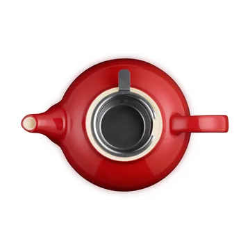 Le Creuset teapot - Cerise, with strainer, 1.3 L - Le Creuset