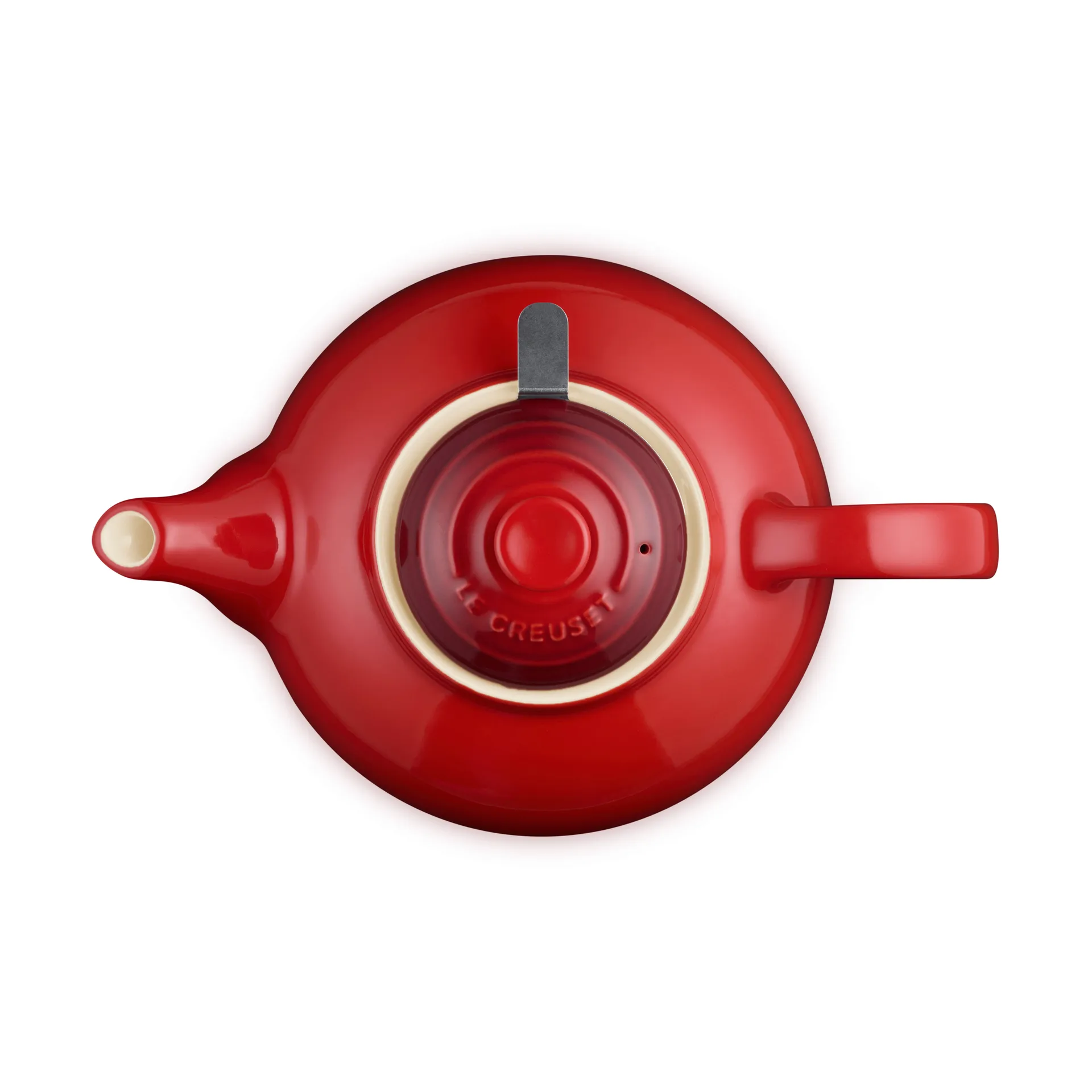 Le Creuset teapot, Cerise, with strainer, 1.3 L Le Creuset