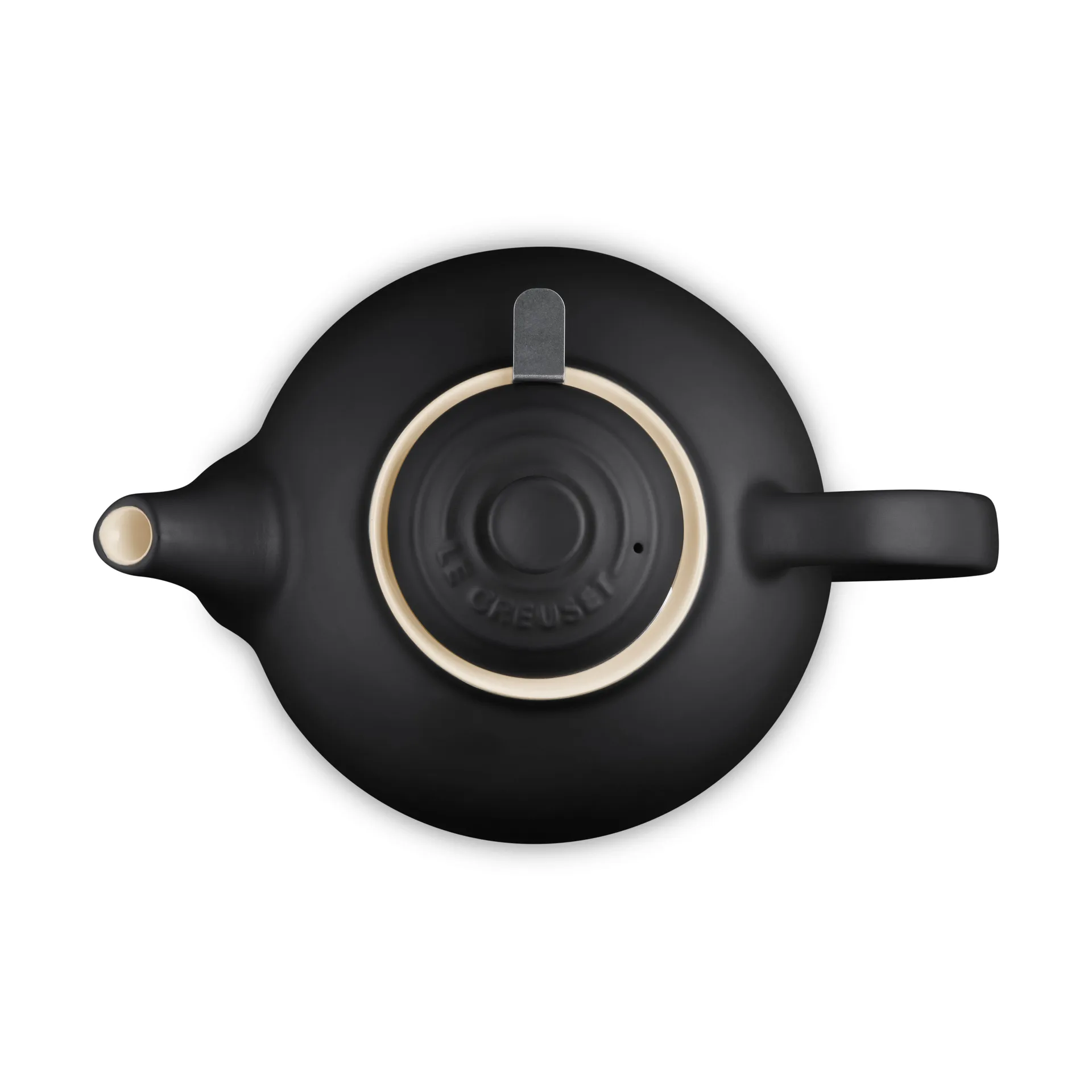 Le Creuset teapot, Matte Black, with strainer, 1.3 L Le Creuset