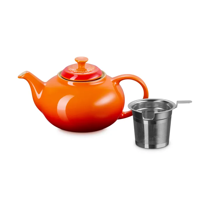 Le Creuset teapot - Volcanic, with strainer, 1.3 L - Le Creuset
