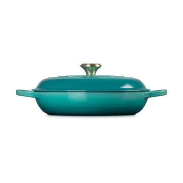 Signature shallow casserole 3.5 l - Bleu Riviera - Le Creuset