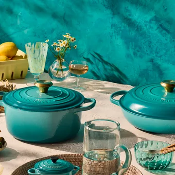 Signature shallow casserole 3.5 l - Bleu Riviera - Le Creuset