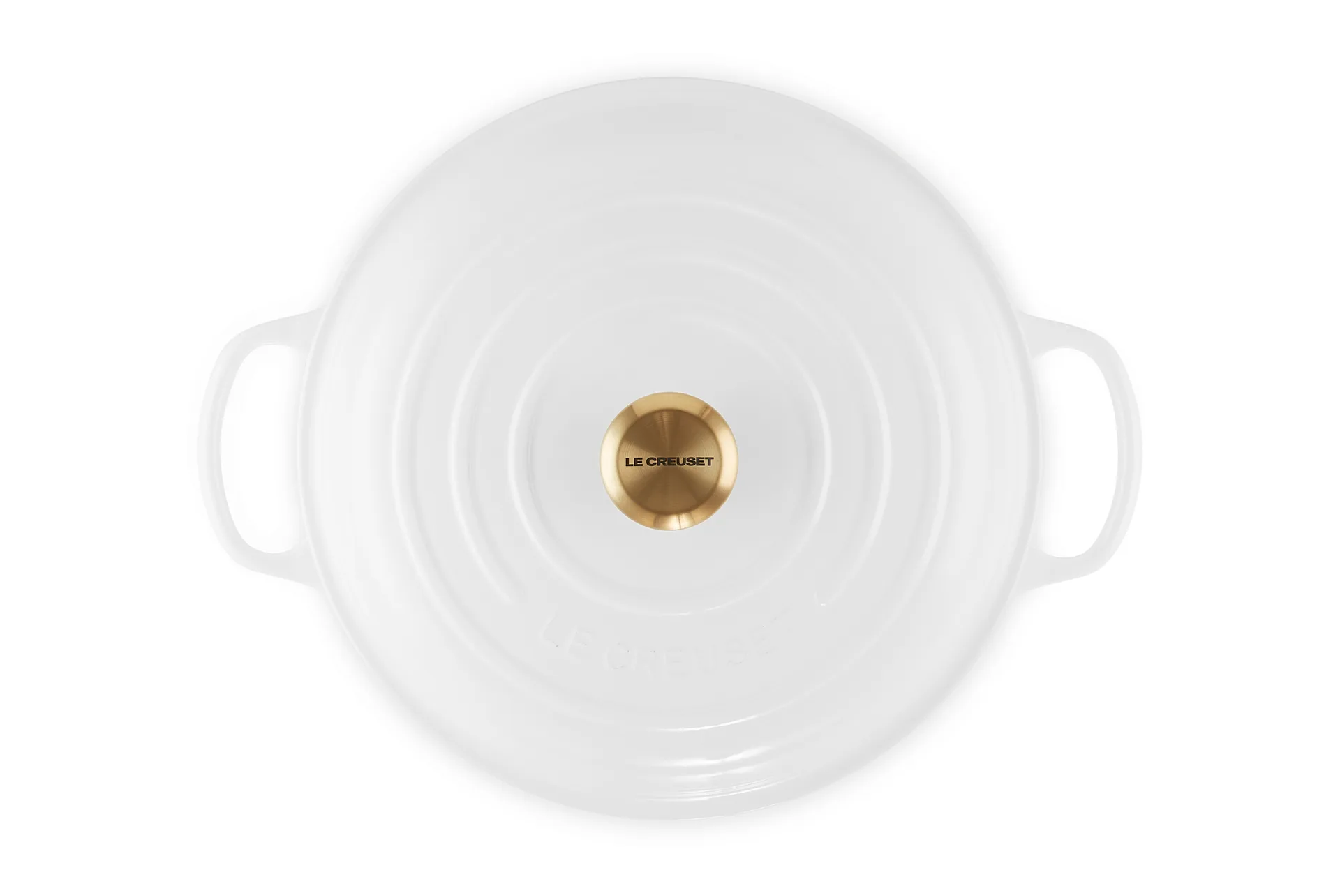 Signature shallow casserole 3.5 l, White Le Creuset