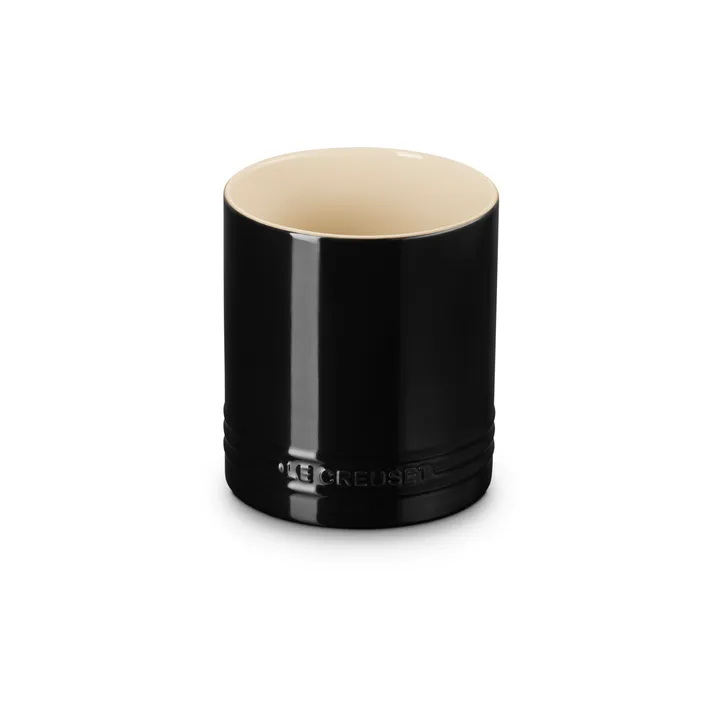 Signature stoneware cutlery and utensil jar 1.1 L - Black - Le Creuset