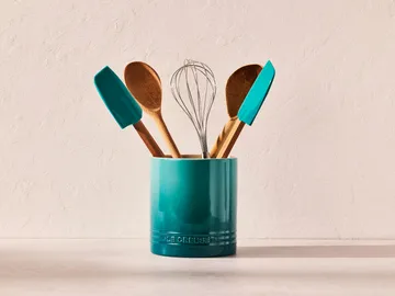Signature stoneware cutlery and utensil jar 1.1 L - Bleu Riviera - Le Creuset