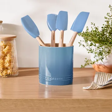 Signature stoneware cutlery and utensil jar 1.1 L - Chambray - Le Creuset
