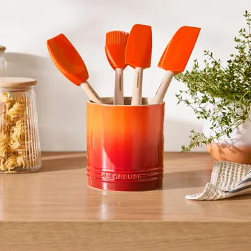Signature stoneware cutlery and utensil jar 1.1 L - Volcanic - Le Creuset