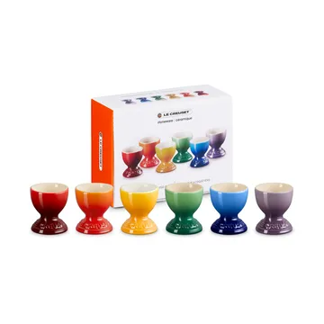 Signature stoneware egg cup 6-piece - Rainbow - Le Creuset