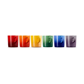 Signature stoneware mug 6-piece - Rainbow - Le Creuset
