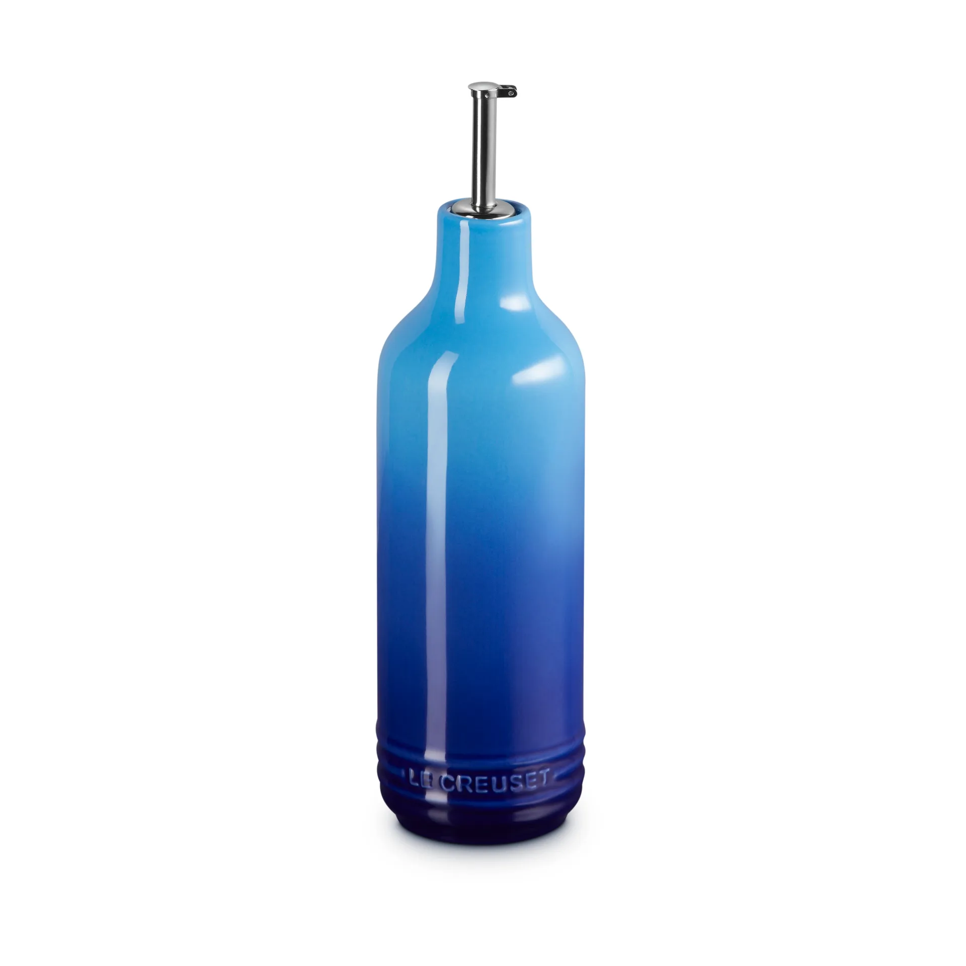 Signature stoneware oil bottle 0.6 L, Azure Le Creuset