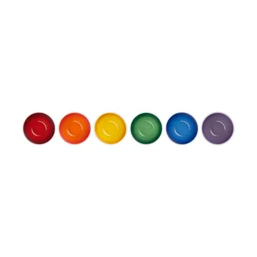 Signature stoneware snack bowl 6-piece - Rainbow - Le Creuset