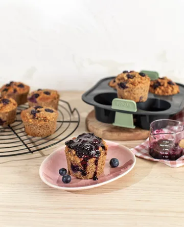 Lékué Air Fryer Muffin Mold 4 pcs - Grey - Lékué