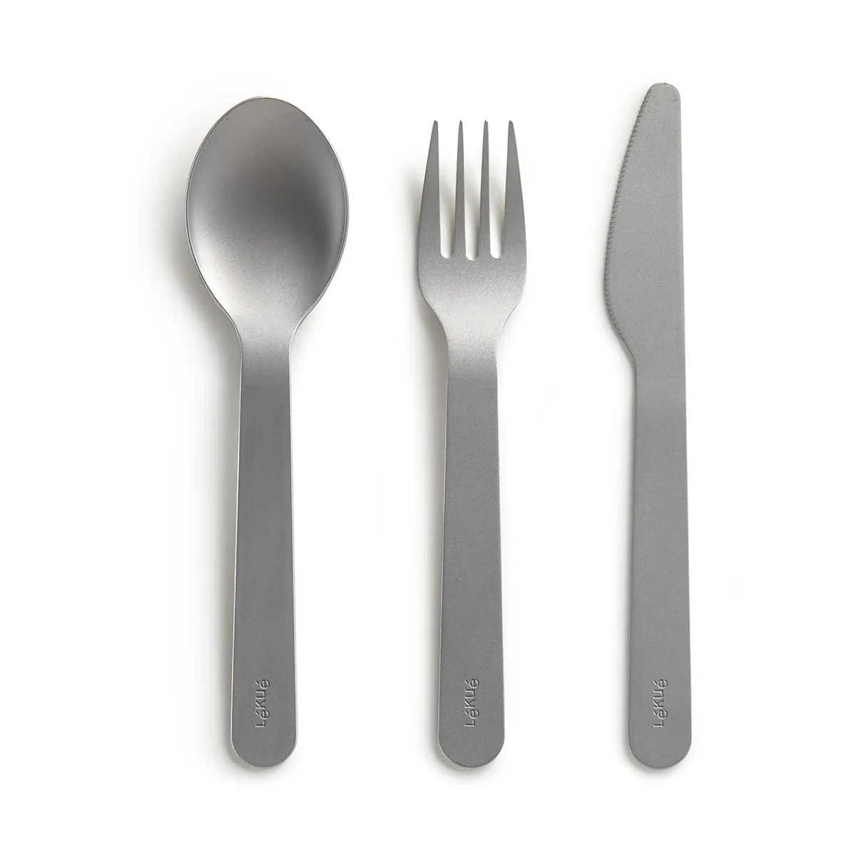 Lékué Basics To Go cutlery set 3 pieces, Stainless steel Lékué