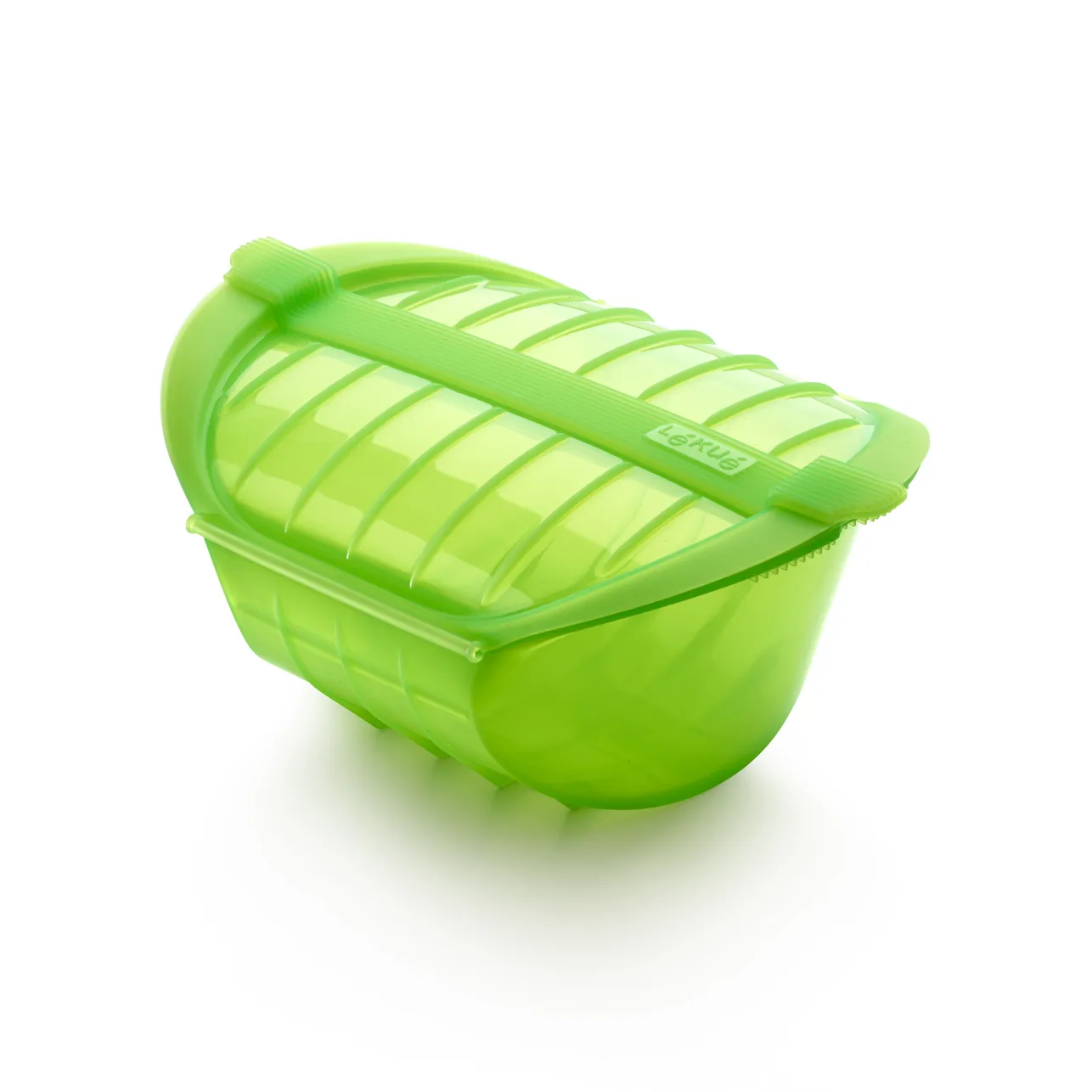 Lékué deep steamer micro 1–2 servings., Green Lékué