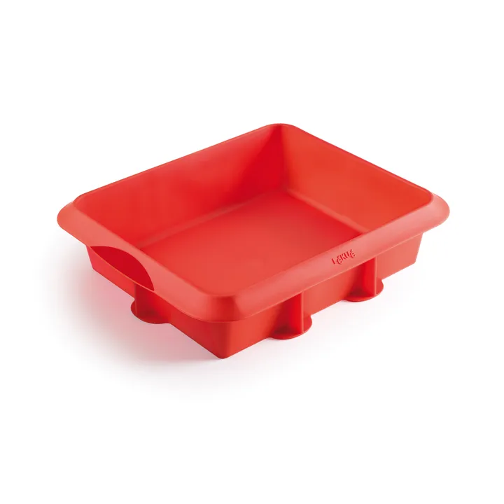 Lékué lasagna dish silicone - Red - Lékué