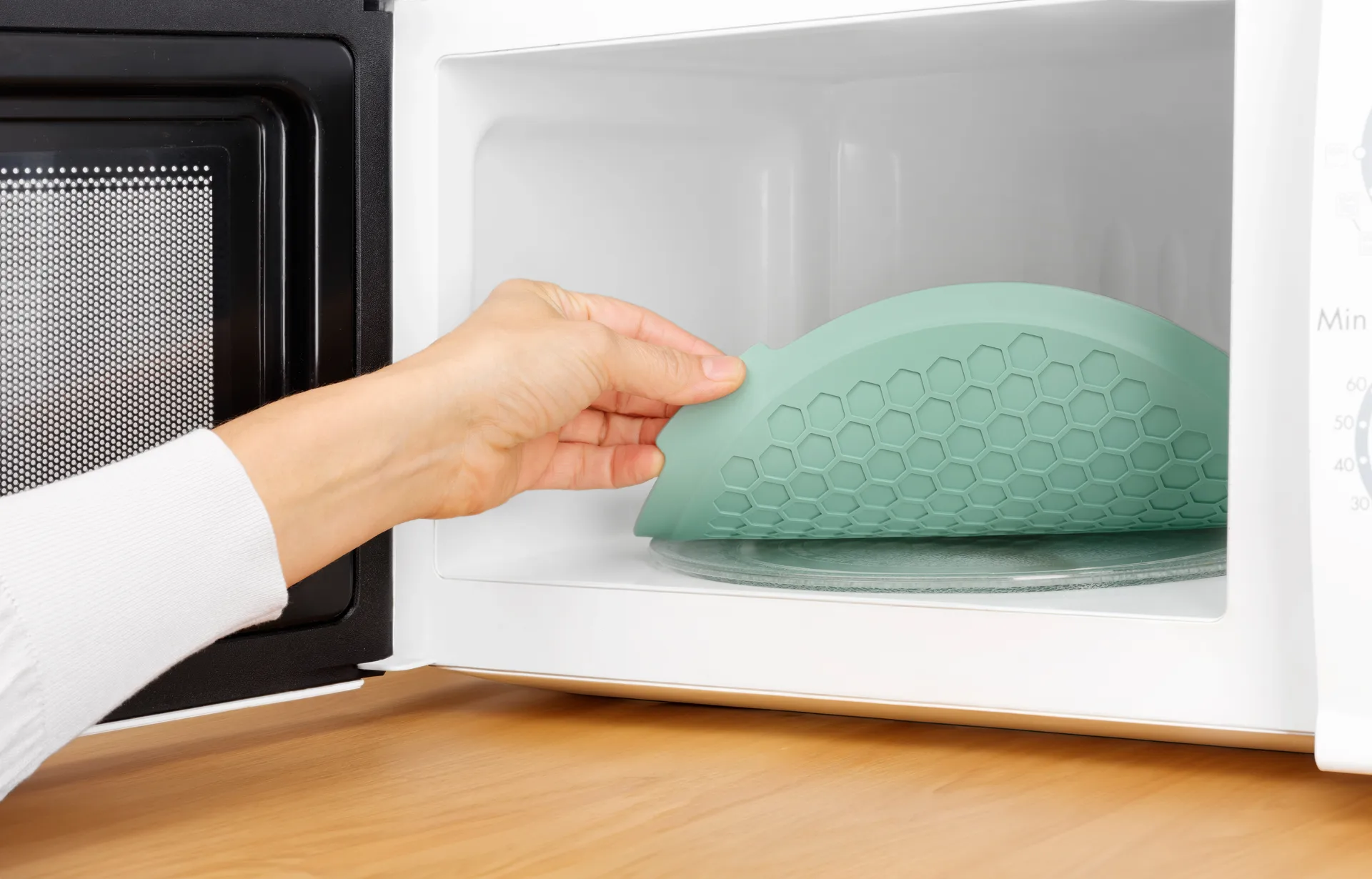 Lékué microwave splatter guard mat, Green Lékué