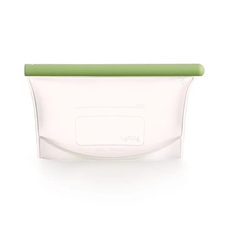 Lékué reusable silicone bag green - 0.5 L - Lékué