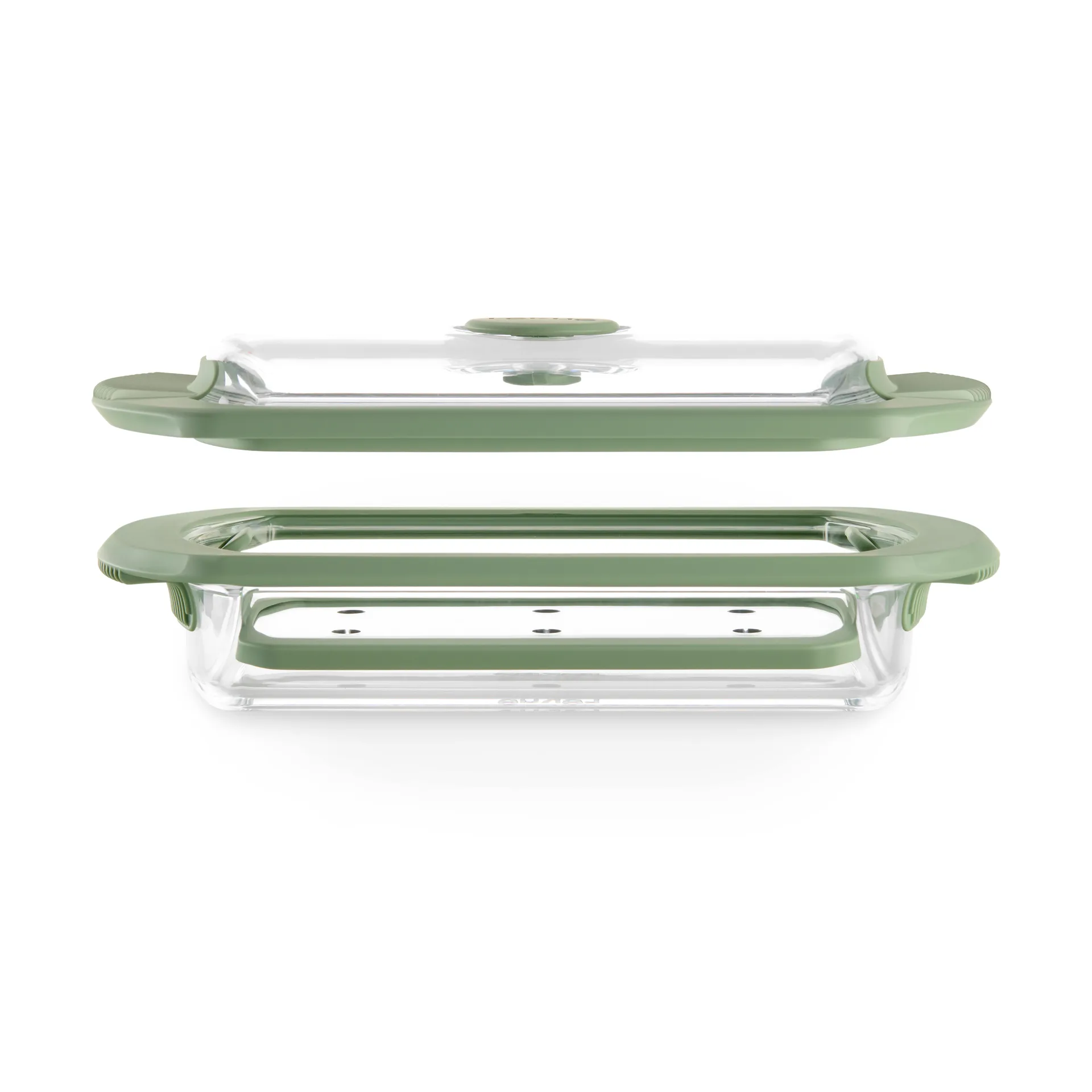 Lékué steamer, Transparent, glass, 2-pack Lékué